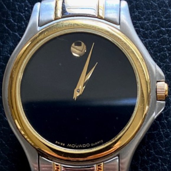 Movado Classic Museum 81-E4-0863 Two Tone SS Quartz 35mm